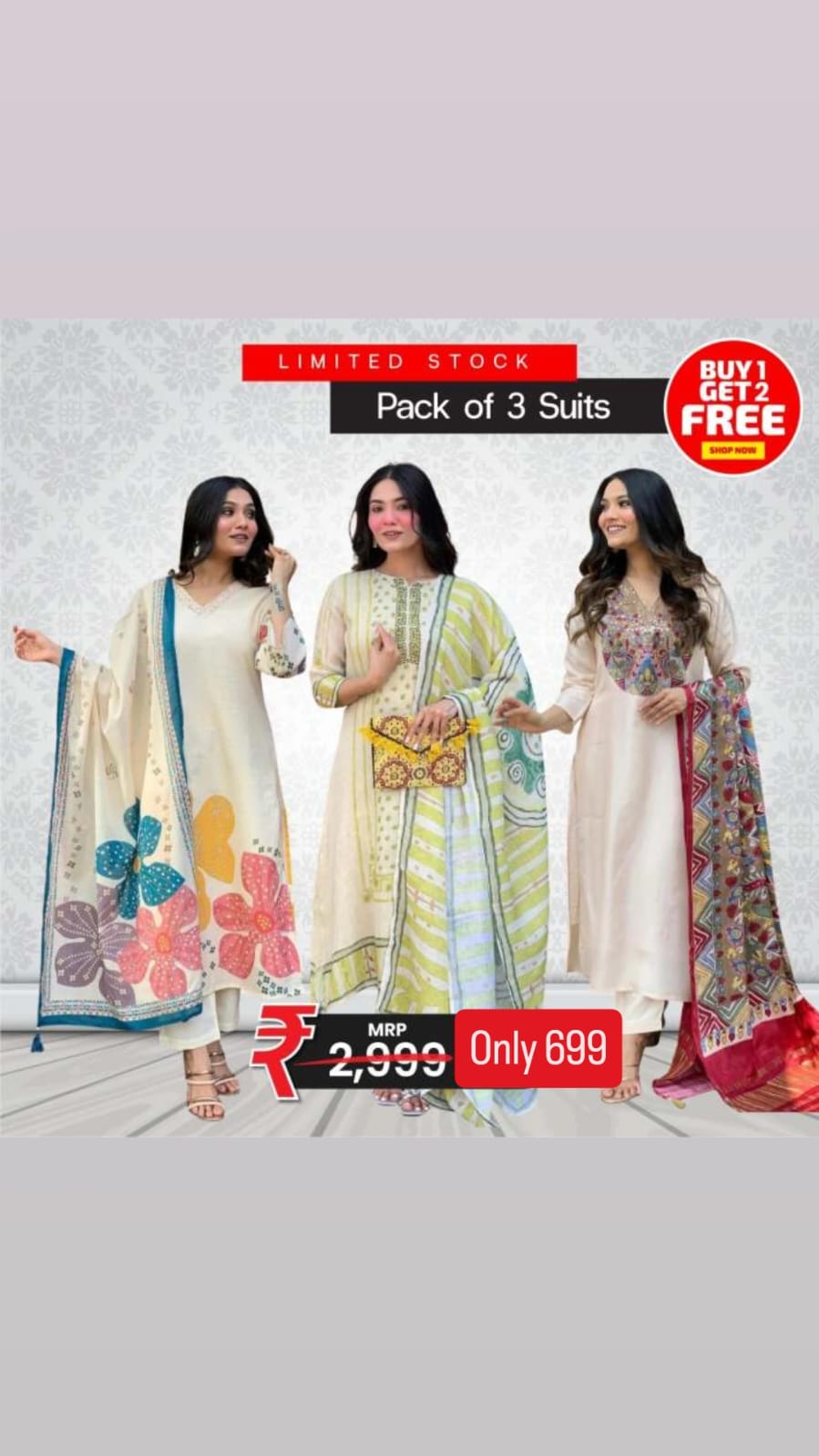 Printed Cotton Suit Set – Stylish & Comfortable