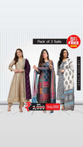Mega Deal: Buy 3 Stylish Suits Only ₹699