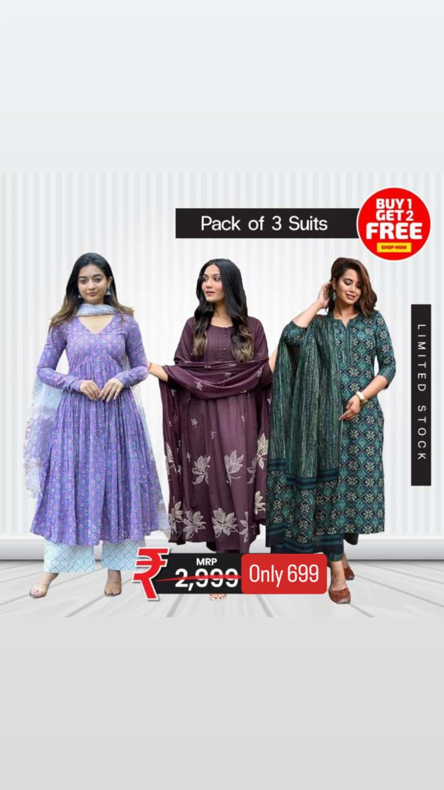 Trendy Ladies Suit Set Combo – Summer Collection