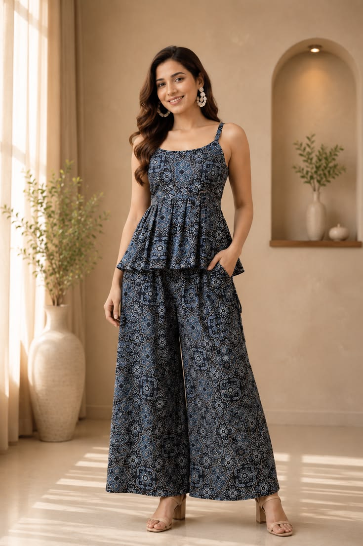 Women's Trendy Printed Outfit Combo Set